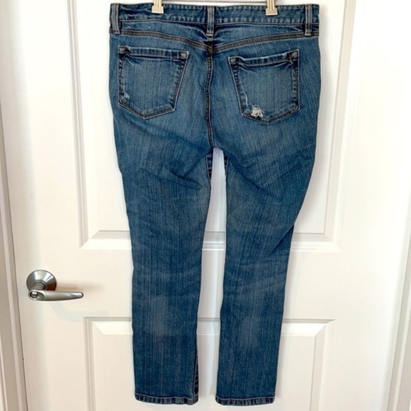 ANN TAYLOR | Women’s LOFT / ANN TAYLOR Ripped Denim Jeans Size 8 (Petite) - Picture 7 of 7